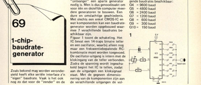 1-chip baudrate-generator