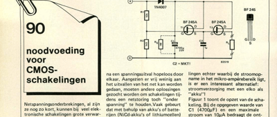 noodvoeding voor CMOS-schakelingen