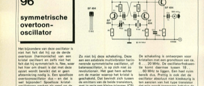 symmetrische overtoonoscillator
