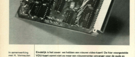 VDU-kaart - video voor computers