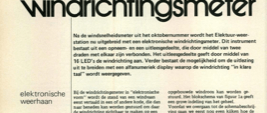 windrichtingsmeter - elektronische weerhaan