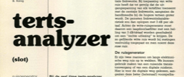 terts-analyzer (3) - ruisgenerator, frontplaat en afsluitende opmerkingen