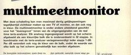 multimeetmonitor - 30 analoge meetwaarden in kleur op het beeldscherm