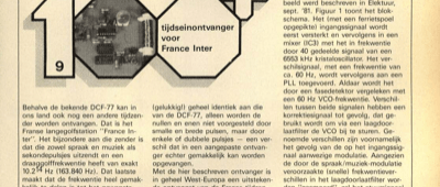 tijdseinontvanger voor France Inter