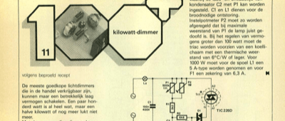 kilowatt-dimmer - volgens beproefd recept