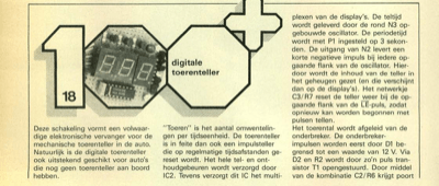 digitale toerenteller