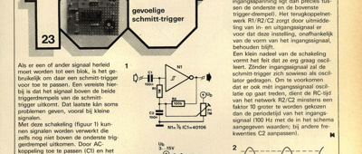 gevoelige scmitt-trigger