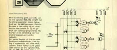 RESIRQNMI-indikator - voor 6502-computers