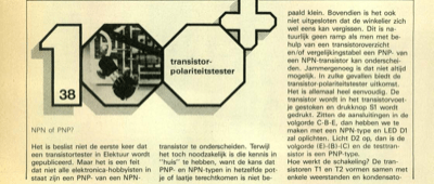 transistorpolariteitstester - NPN of PNP?