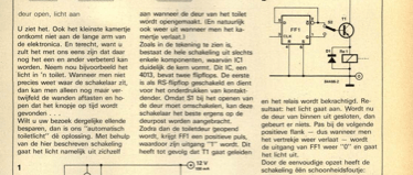 automatisch toiletlicht - deur open, licht aan