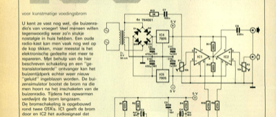 buizensimulator - voor kunstmatige voedingsbron