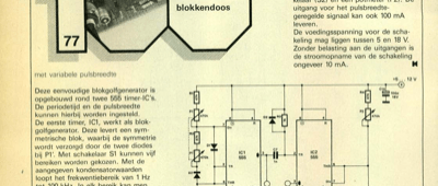blokkendoos - met variabele pulsbreedte