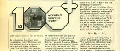 schakelende spanningsregelaar