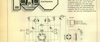 kleine krachtpatser 120 W in 4 Ω