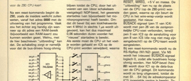jump on reset - voor de Z80 CPU-kaart