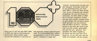 eenvoudig elektronisch relais