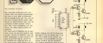 vermogenstrap voor µP's - bits schakelen ampères