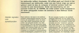 data per telefoon - digitale signalen over spreekkanalen