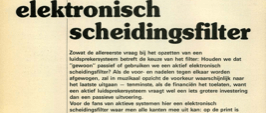 elektronische scheidingsfilter - voor aktieve luidsprekerboxen