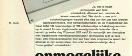 onmogelijke schakelklok - met ongekende mogelijkheden