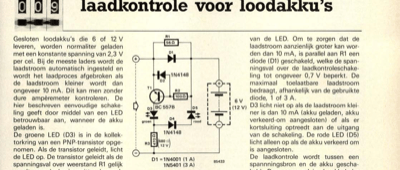 laadkontrole voor loodakku's
