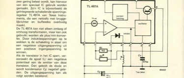 plus/min-konverter - negatieve spanning uit positieve voedingsspanning