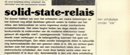 solid-state-relais - een schakelaar zonder ""klik""