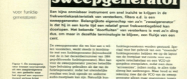 sweepgenerator - voor funktiegeneratoren