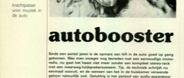 autobooster - krachtpatser voor muziek in de auto