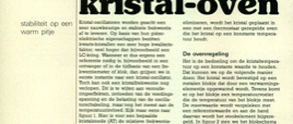 kristal-oven - stabiliteit op een warm pitje