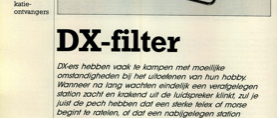 DX-filter - voor kommunikatie-ontvangers
