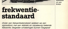 frekwentie-standaard - referentie uit een klokje