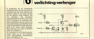 uitgebreide interieurverlichting-verlenger