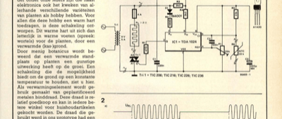 voetverwarming voor planten