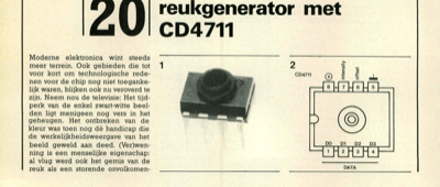reukgenerator met CD4711