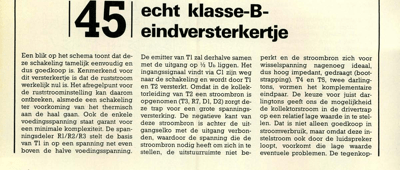 echt klasse-B-eindversterkertje