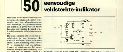 eenvoudige veldsterkte-indikator