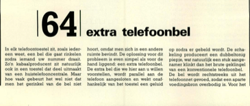 extra telefoonbel
