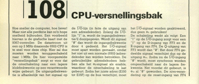 CPU-versnellingsbak