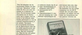 digitale temperatuurmeter - afregelen hoeft niet meer!