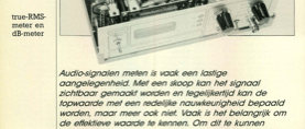 RMS-millivoltmeter - true-RMS-meter en dB-meter