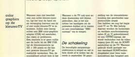 PC/SCART-adapter - color graphics op de kleuren-TV