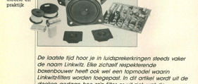 Linkwitz-filters - theorie en praktijk