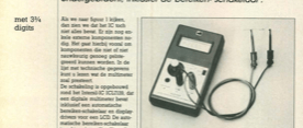 autoranging digitale multimeter - met 3¾ digits