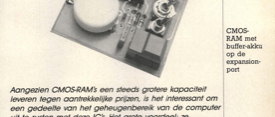16-K-pseudo-ROM voor C64 - CMOS-RAM met buffer-akku op de expansionport