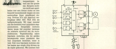 eenkristals bipolaire stappenmotorsturing