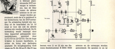 bandfilter voor DCF-ontvanger