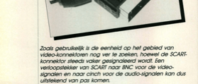 SCART-verloopstekker - eenvoud is het kenmerk van het ware