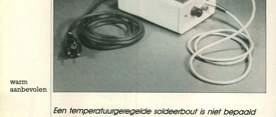 soldeerboutregeling - warm aanbevolen