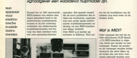 MIDI-signaalgever - testapparaat voor elektronische muziekinstrumenten